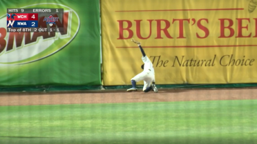 Loftin's incredible catch for Naturals
