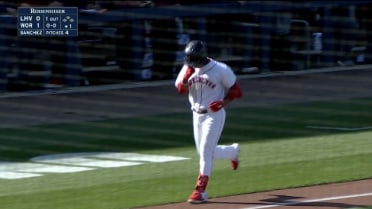 Boston's Downs goes yard for the WooSox