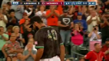 River Cats' Bumgarner fans another