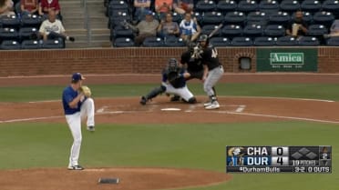 Bulls' Strotman strikes out 8 over 6 innings