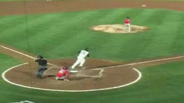 Quad Cities' Robinson rips homer to left