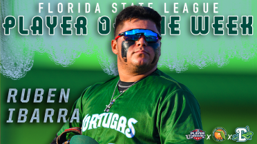 Tortugas' Ruben Ibarra awarded Florida State League Player of the Week