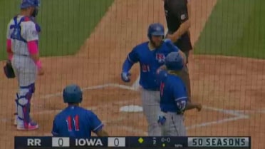 Round Rock's Rupp leaves yard with two-run shot