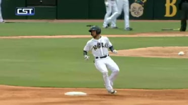 Mooney's two-run double for New Orleans