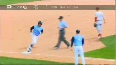 Colorado Springs' Berry homers in the 10th
