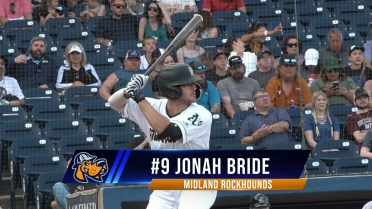RockHounds' Bride rips second homer of the year