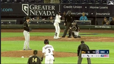 Perdomo notches first hit and RBI for Reno