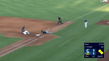 Perez turns unassisted double play for Hooks