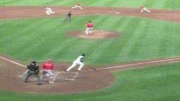 Almonte rips RBI single for Quad Cities
