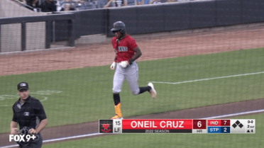 Cruz drills sixth homer for Indianapolis