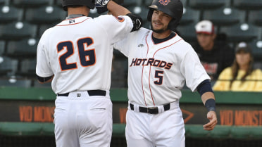 Ninth-Inning Rally Lifts Hot Rods to 5-4 Victory on Monday