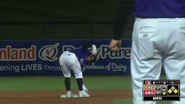 Albuquerque's Wolters plates two runs with double