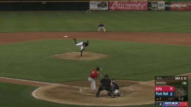Tate records 10th strikeout for Trenton