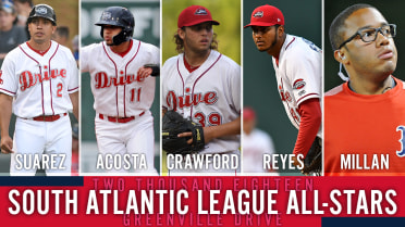 Drive Sending Five to 2018 SAL All-Star Game