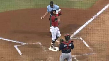 Birmingham's Basabe blasts first Double-A shot