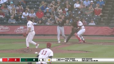 Soderstrom goes deep for the second time for Lugnuts