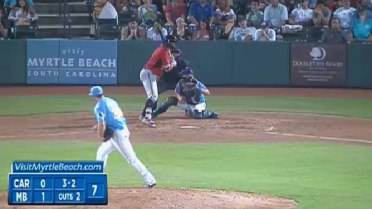 Pelicans' Thompson fans eighth batter