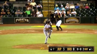 Jupiter's Poteet records his seventh strikeout