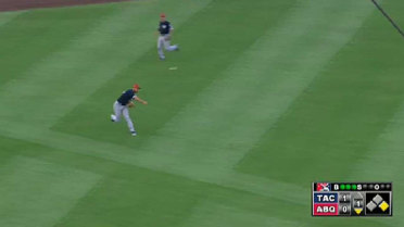 Perkins makes slick double play for Tacoma
