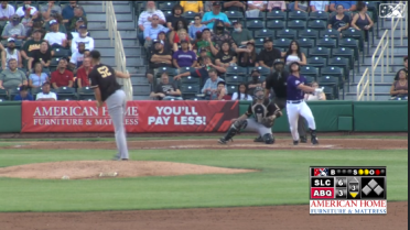 Snyder mashes homer with dad watching for Isotopes