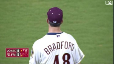 Frisco's Bradford strikes out ninth batter