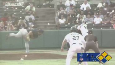 Overstreet's two-run double for Missions