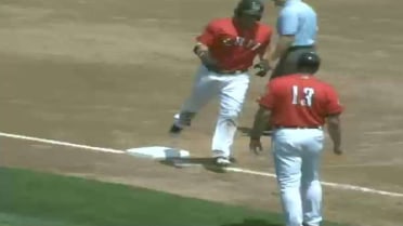 Erie's Hinkle hits three-run homer to right