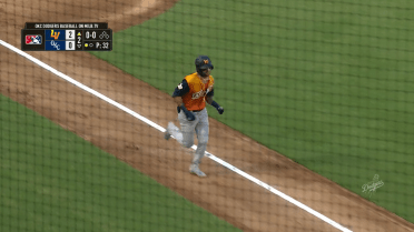 Barrera gets Las Vegas on the board with 3rd homer