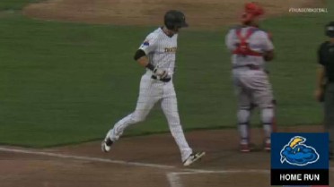 Trenton's Zehner connects on a solo homer