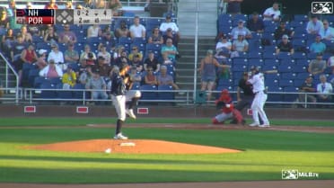 Fisher Cats' Woods Richardson strikes out five