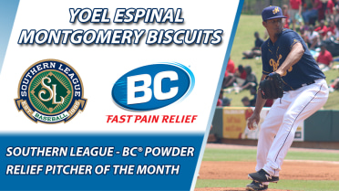 Espinal Earns BC® Relief Pitcher Award