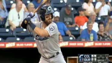 Eric Haase powers Columbus Clippers with two homers, six RBIs