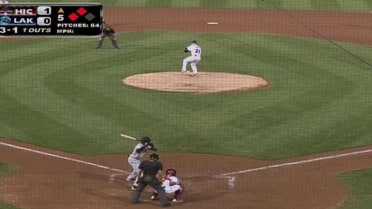 Thompson doubles in a pair for Hickory