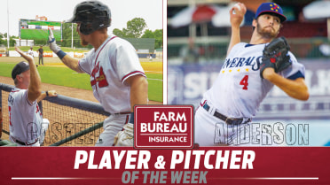 Casteel Anderson named Farm Bureau Player and Pitcher of the Week