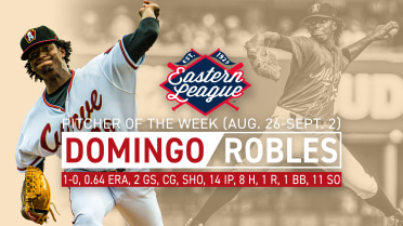 Robles named Eastern League Pitcher of the Week