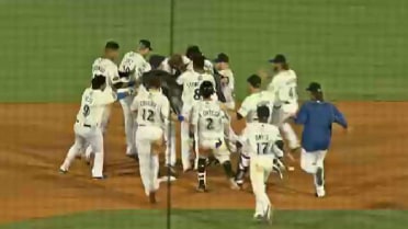 DeMuth delivers walk-off double for Shuckers