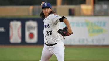 File's Career Outing Shuts Down Blue Wahoos In 4-1 Shuckers Victory