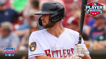 Peters Wins Midwest League Player of the Month Award for May