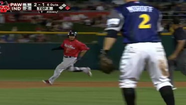 Lin ties it with triple to right for Pawtucket