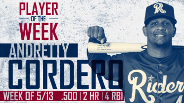Andretty Cordero named Texas League Player of the Week