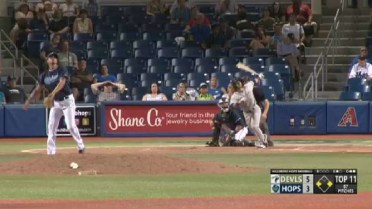 Tri-City's Podorsky hits first pro home run