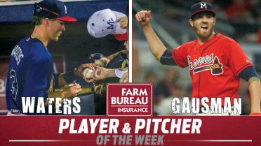 Waters, Gausman named Farm Bureau Player and Pitcher of the Week