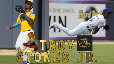 Troy Stokes Jr. To Be Presented With Rawlings Gold Glove Award During April 25 Pregame Ceremony