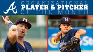 Salazar and Wilson Named M-Braves Players of the Month by Atlanta Braves