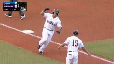 New Orleans' Rodriguez clubs 14th homer