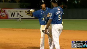 Shuckers' Davis collects fifth hit