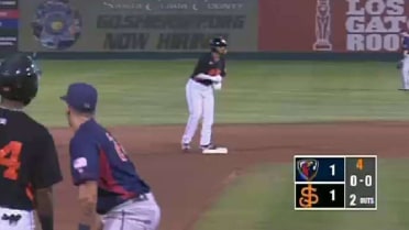 Van Horn drives in two for Giants