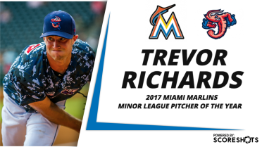 Richards Marlins Minor League Pitcher of the Year