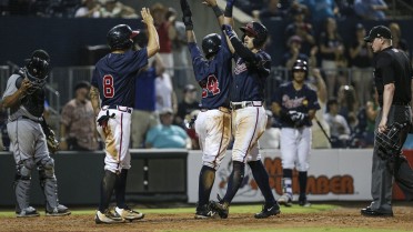 Homers Power G-Braves Over Indians, 9-3
