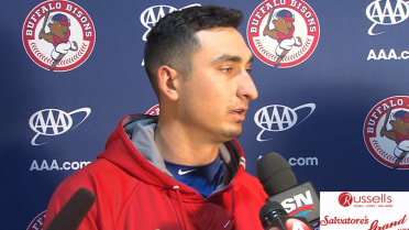 Buffalo Bisons pitcher Waguespack postgame interview